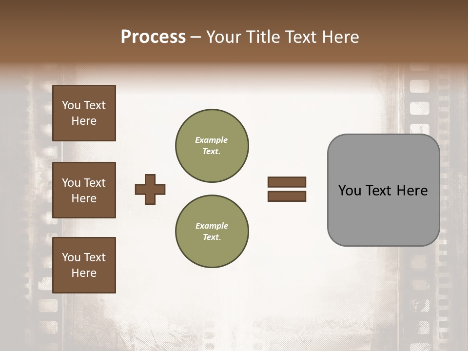 Film Entertainment Material PowerPoint Template