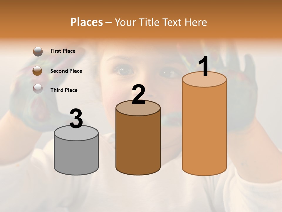 Hand Green Little PowerPoint Template
