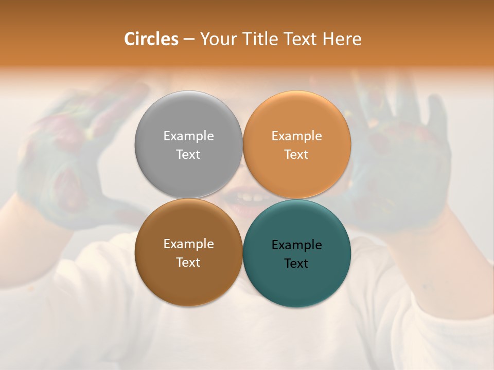 Hand Green Little PowerPoint Template