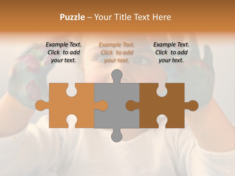 Hand Green Little PowerPoint Template