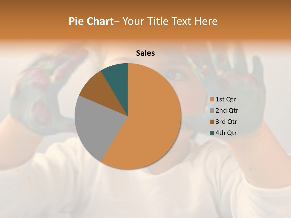 Hand Green Little PowerPoint Template