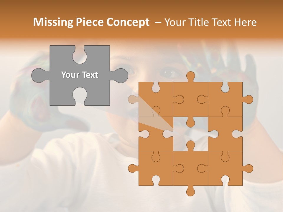 Hand Green Little PowerPoint Template