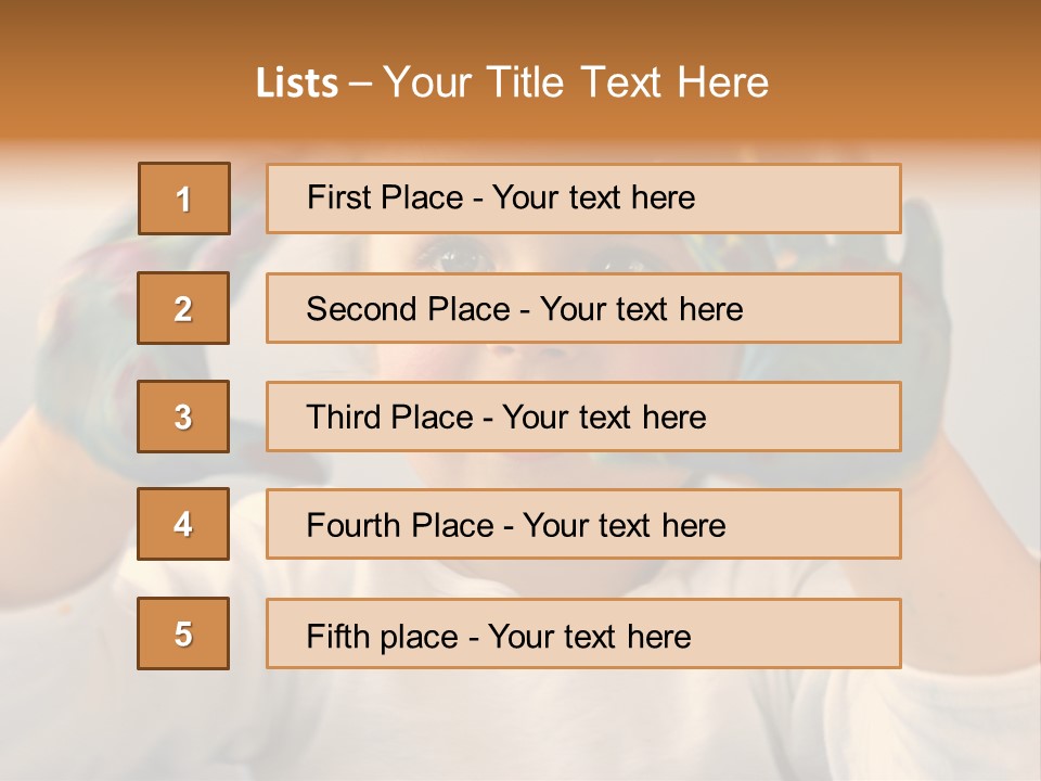 Hand Green Little PowerPoint Template