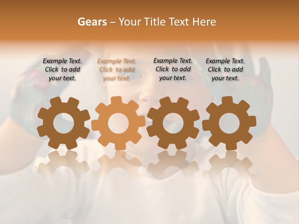 Hand Green Little PowerPoint Template