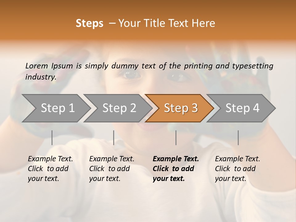 Hand Green Little PowerPoint Template