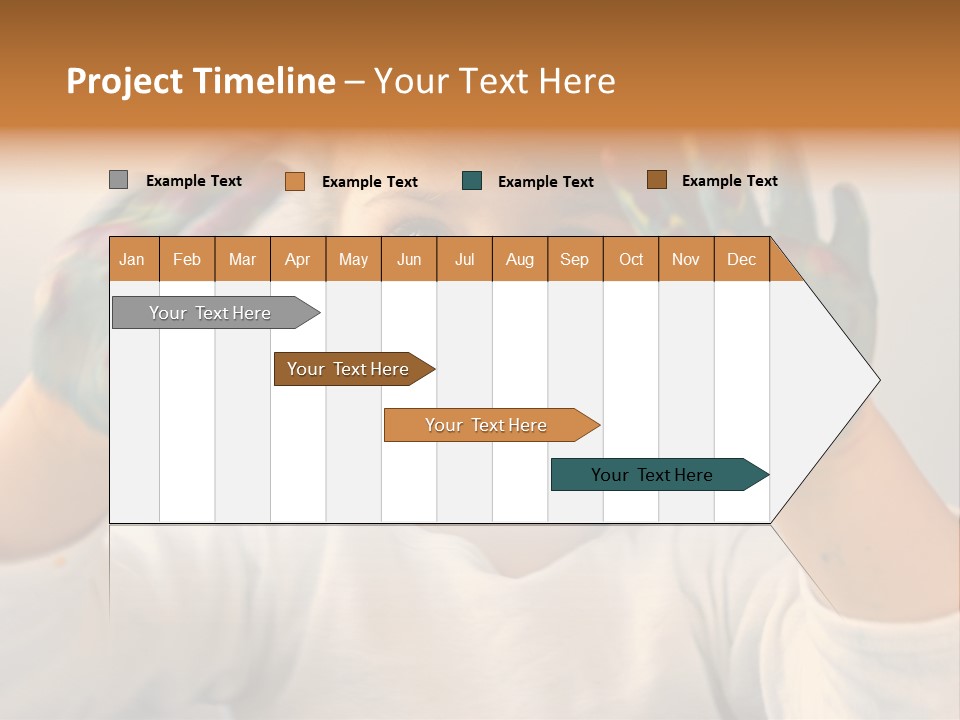 Hand Green Little PowerPoint Template