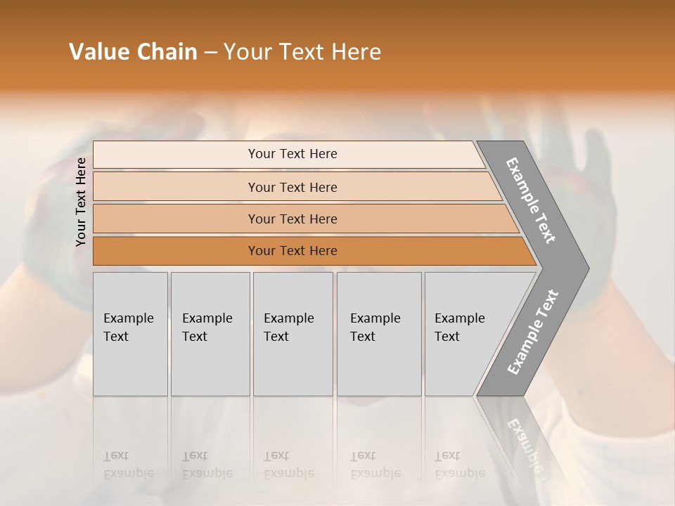 Hand Green Little PowerPoint Template