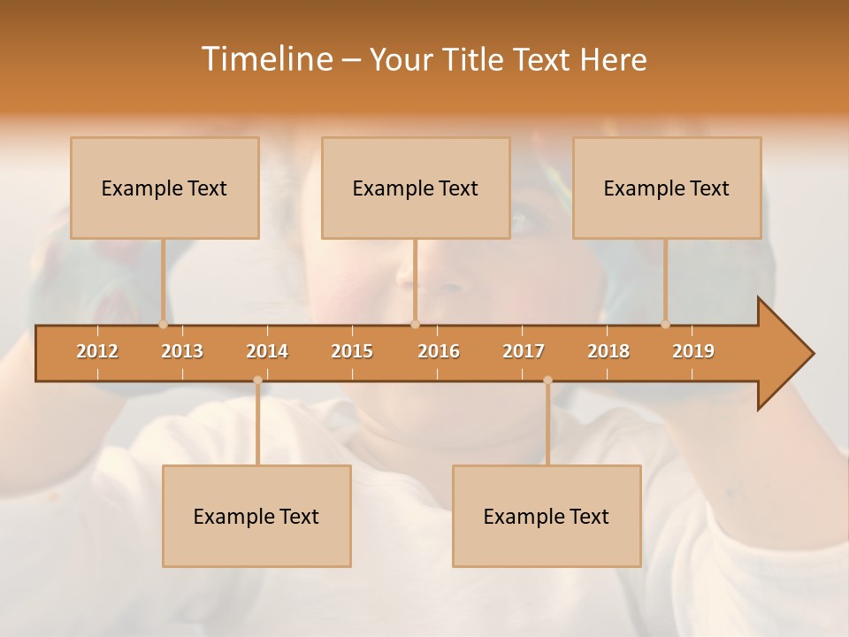 Hand Green Little PowerPoint Template