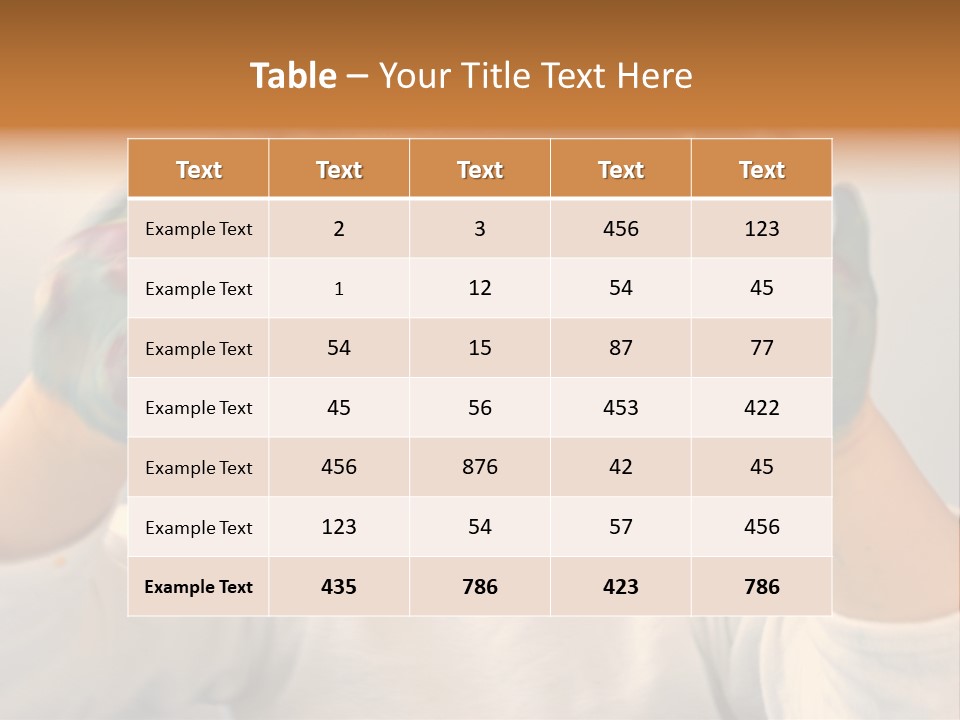 Hand Green Little PowerPoint Template