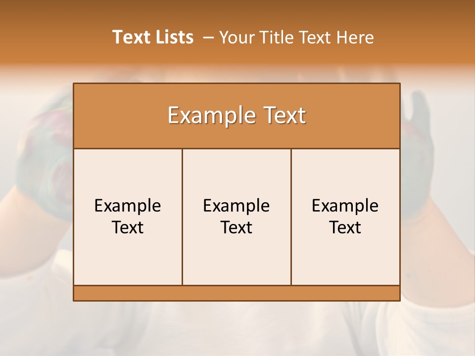 Hand Green Little PowerPoint Template