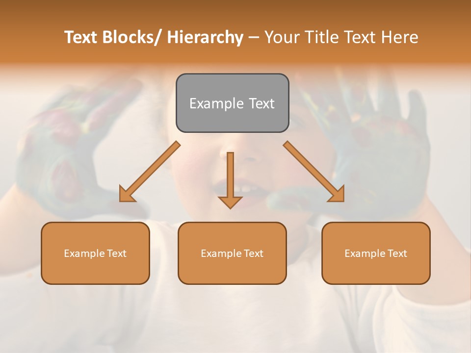 Hand Green Little PowerPoint Template