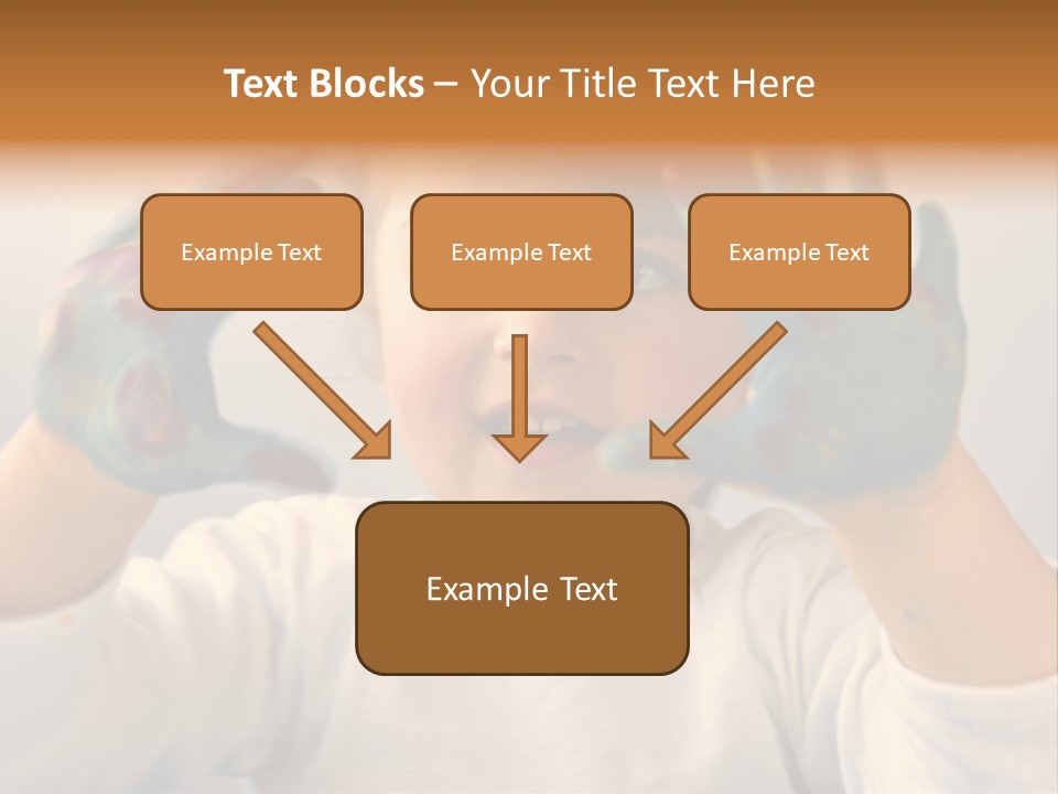 Hand Green Little PowerPoint Template