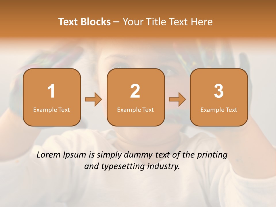 Hand Green Little PowerPoint Template