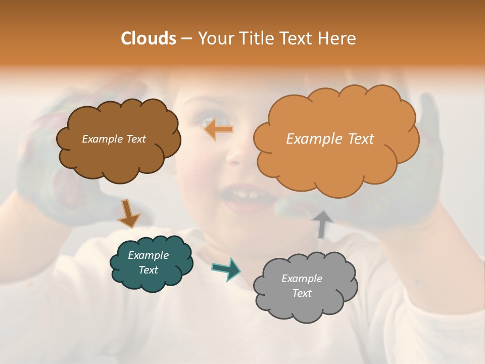 Hand Green Little PowerPoint Template