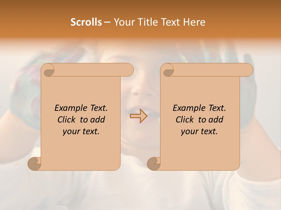 Hand Green Little PowerPoint Template