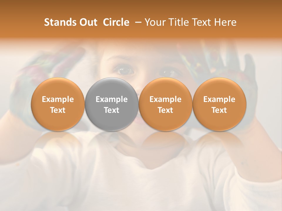 Hand Green Little PowerPoint Template