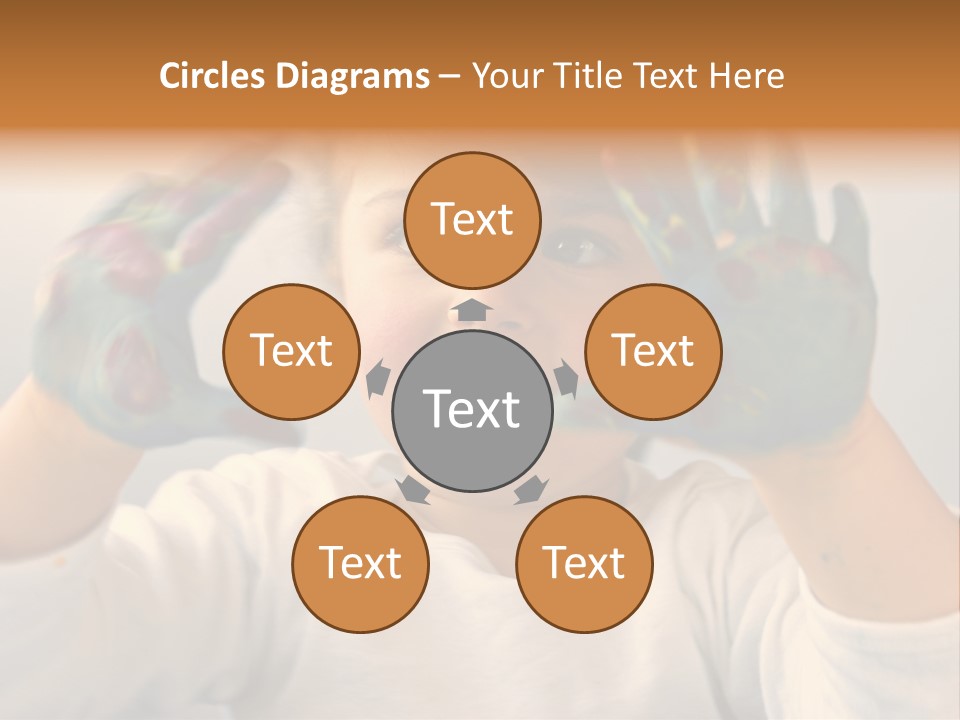 Hand Green Little PowerPoint Template