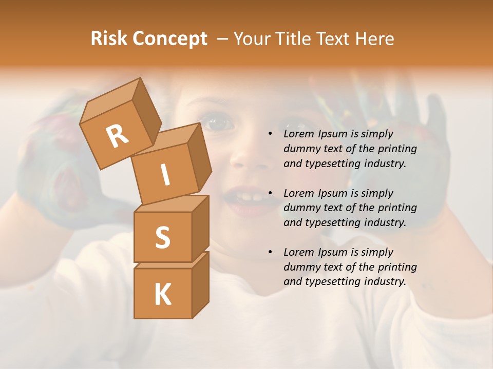 Hand Green Little PowerPoint Template