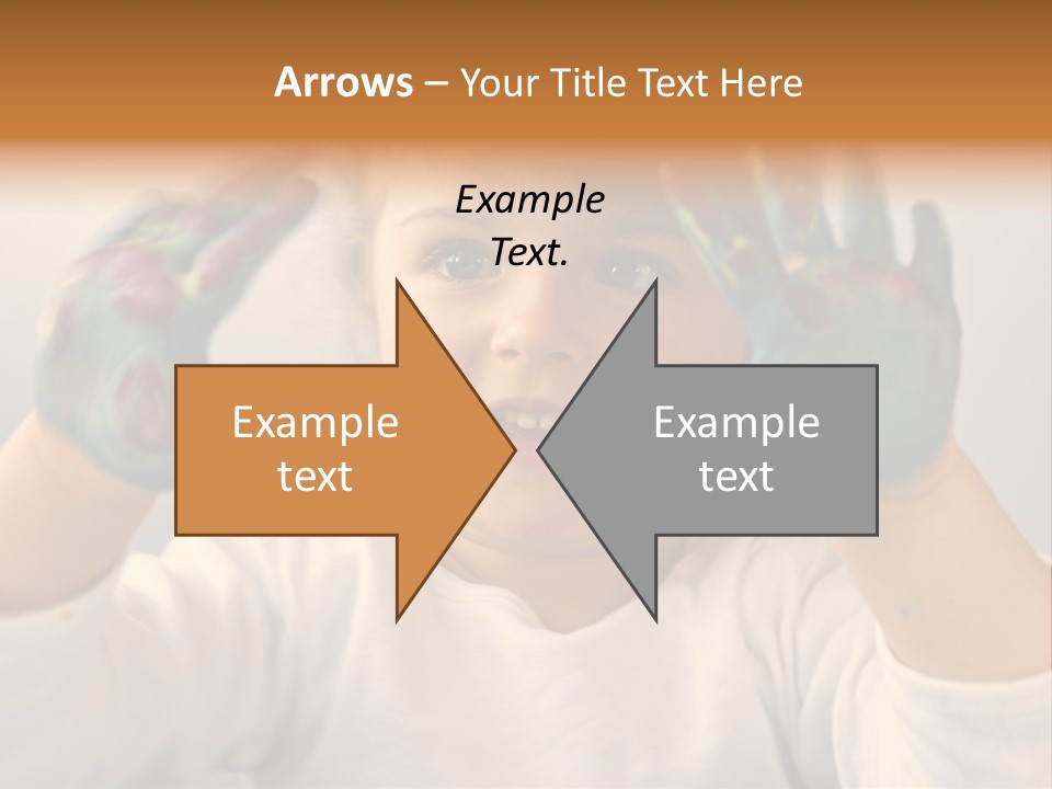 Hand Green Little PowerPoint Template