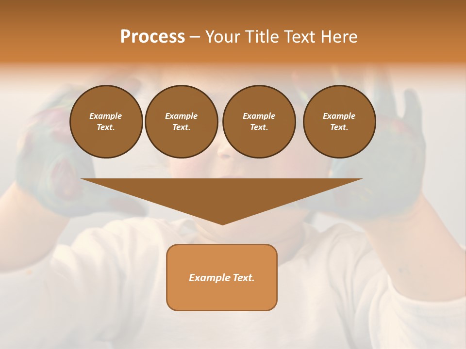 Hand Green Little PowerPoint Template