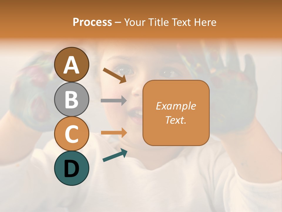 Hand Green Little PowerPoint Template