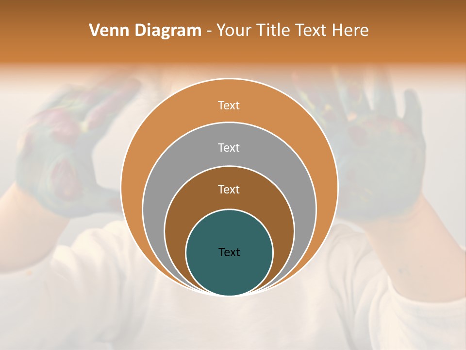 Hand Green Little PowerPoint Template