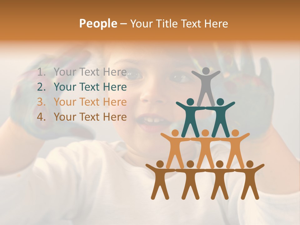 Hand Green Little PowerPoint Template