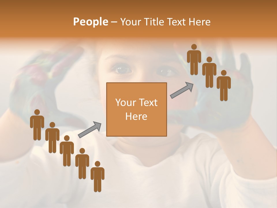 Hand Green Little PowerPoint Template