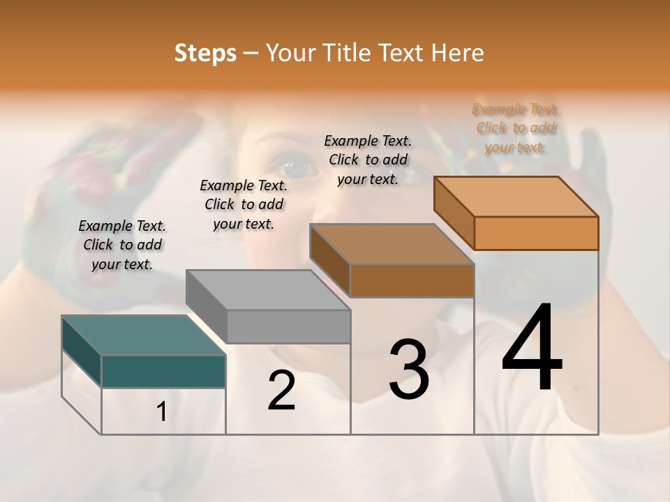 Hand Green Little PowerPoint Template