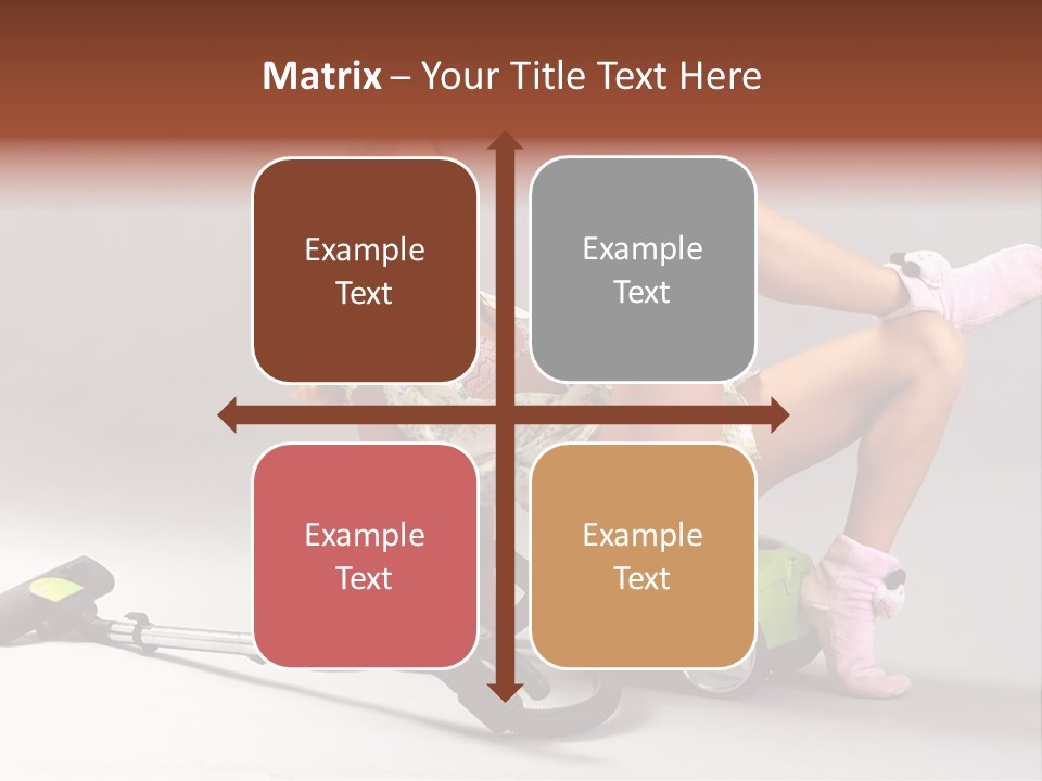 Rest Brunette Sit PowerPoint Template