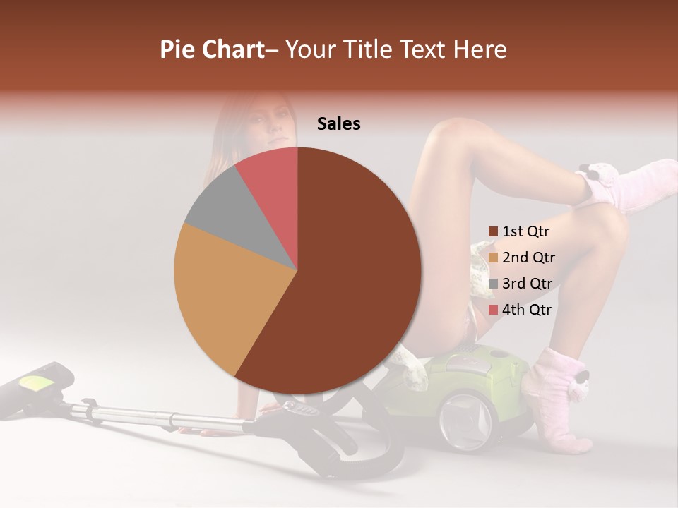 Rest Brunette Sit PowerPoint Template