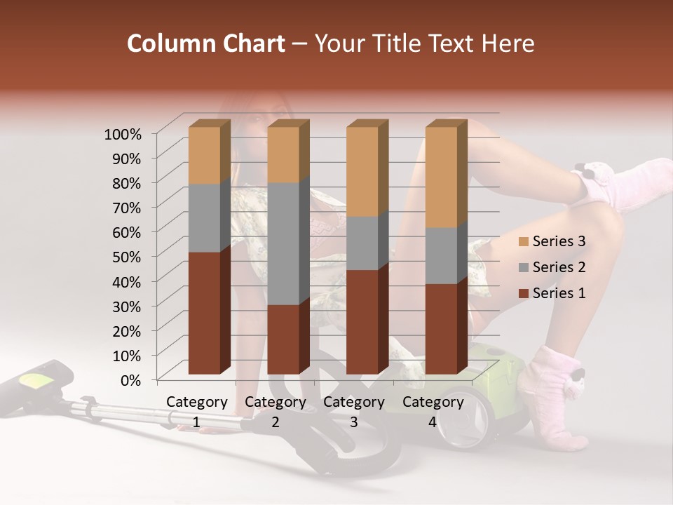 Rest Brunette Sit PowerPoint Template