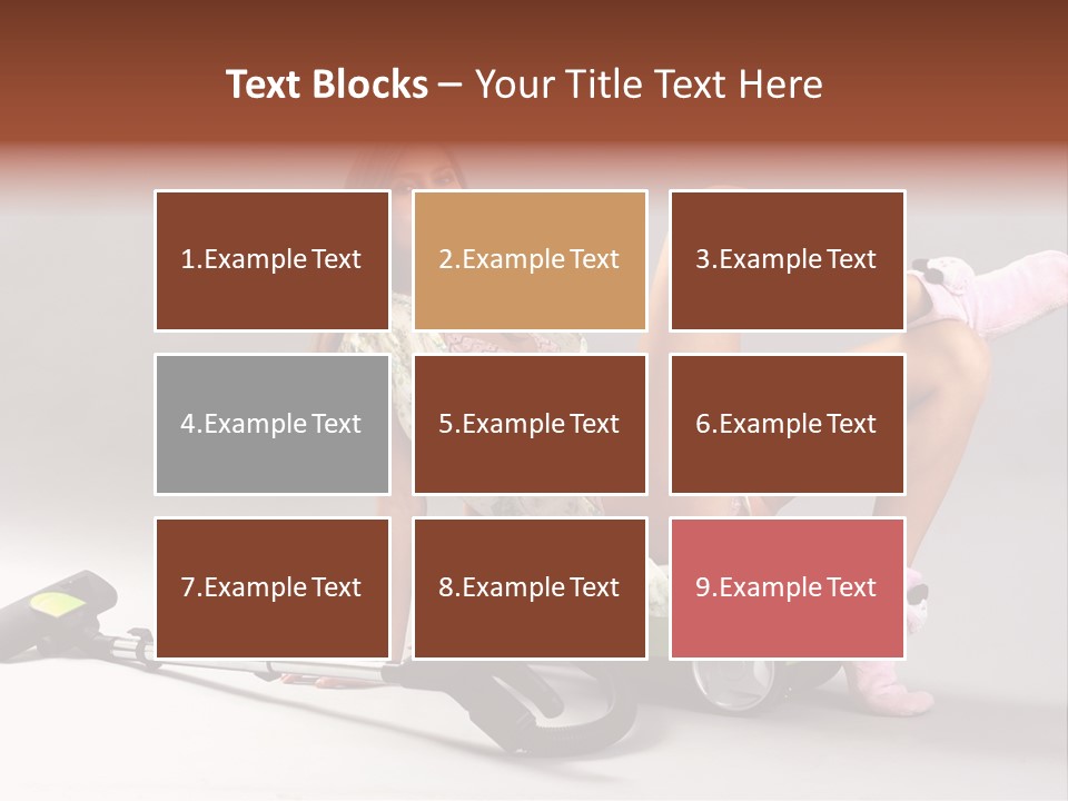 Rest Brunette Sit PowerPoint Template