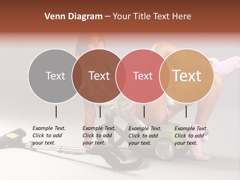 Rest Brunette Sit PowerPoint Template