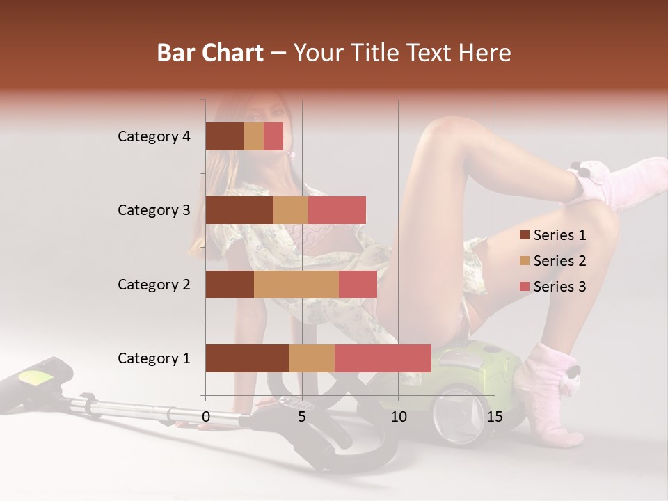 Rest Brunette Sit PowerPoint Template