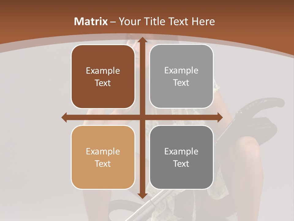 Woman Flirtation Work PowerPoint Template