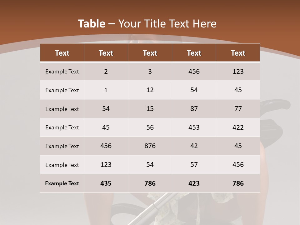 Woman Flirtation Work PowerPoint Template