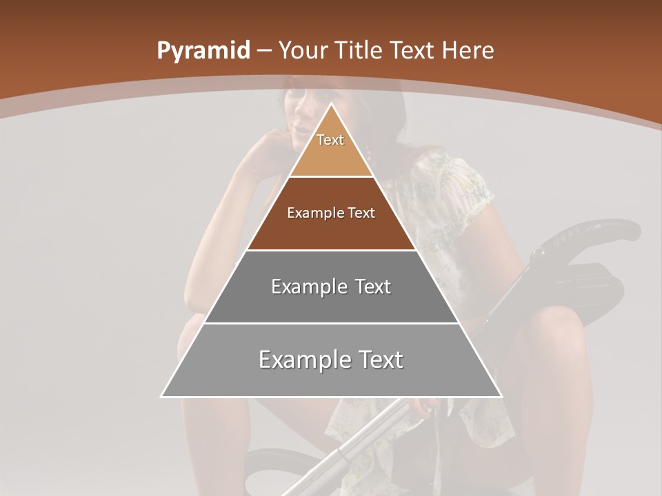 Woman Flirtation Work PowerPoint Template