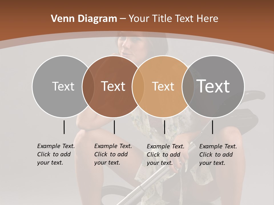 Woman Flirtation Work PowerPoint Template