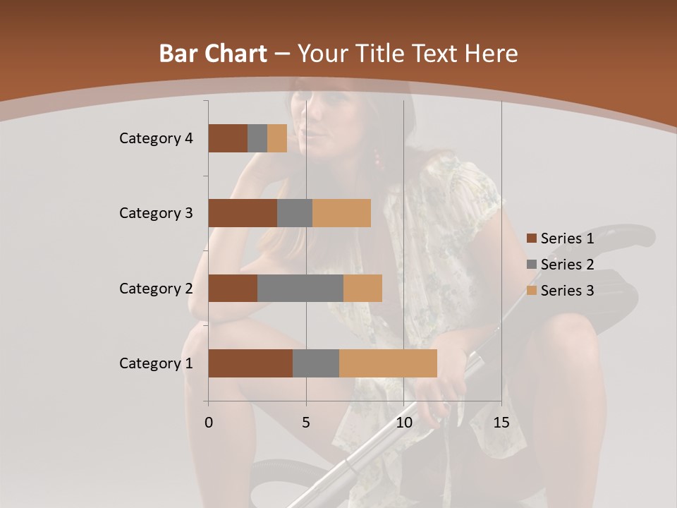Woman Flirtation Work PowerPoint Template