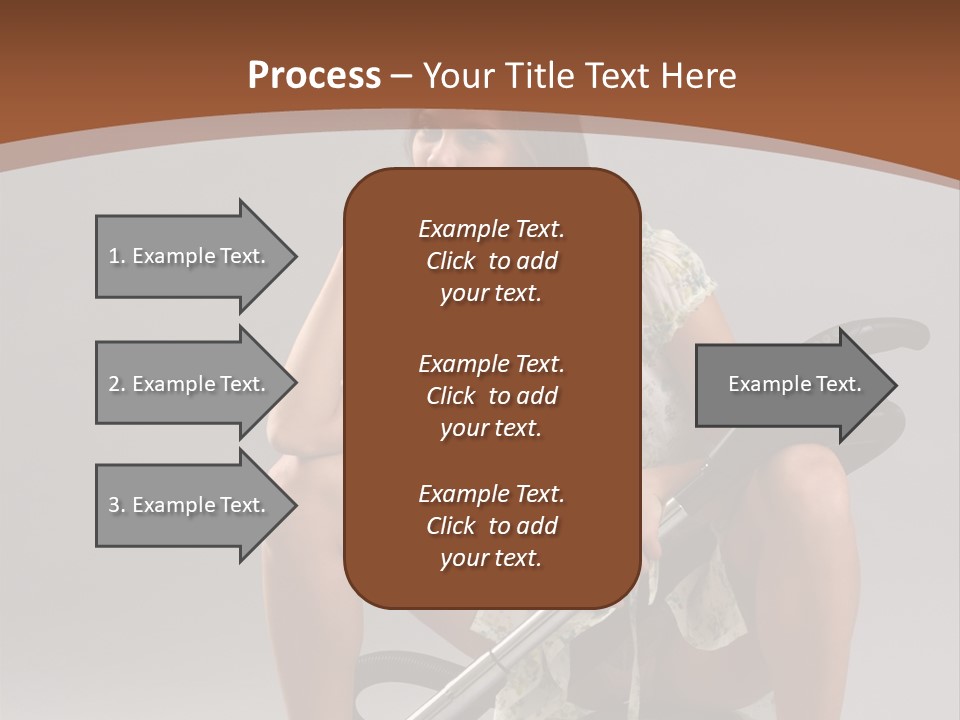 Woman Flirtation Work PowerPoint Template