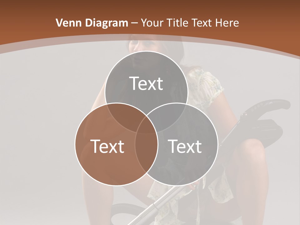 Woman Flirtation Work PowerPoint Template