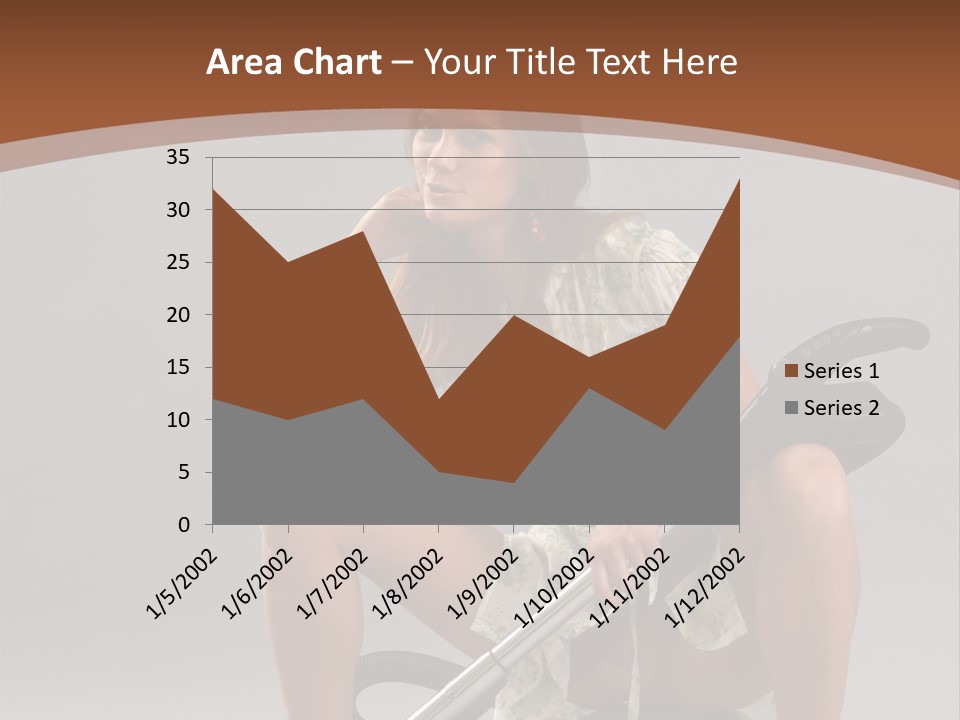 Woman Flirtation Work PowerPoint Template