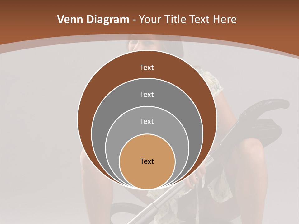 Woman Flirtation Work PowerPoint Template