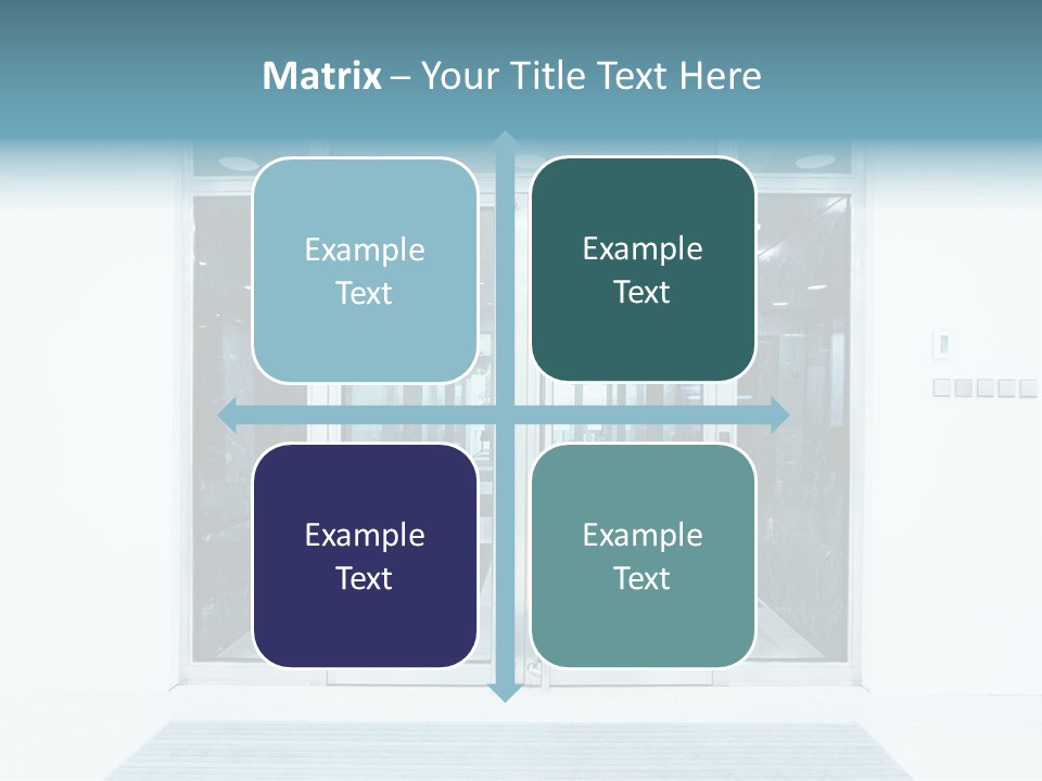 Wrought Subway Building PowerPoint Template