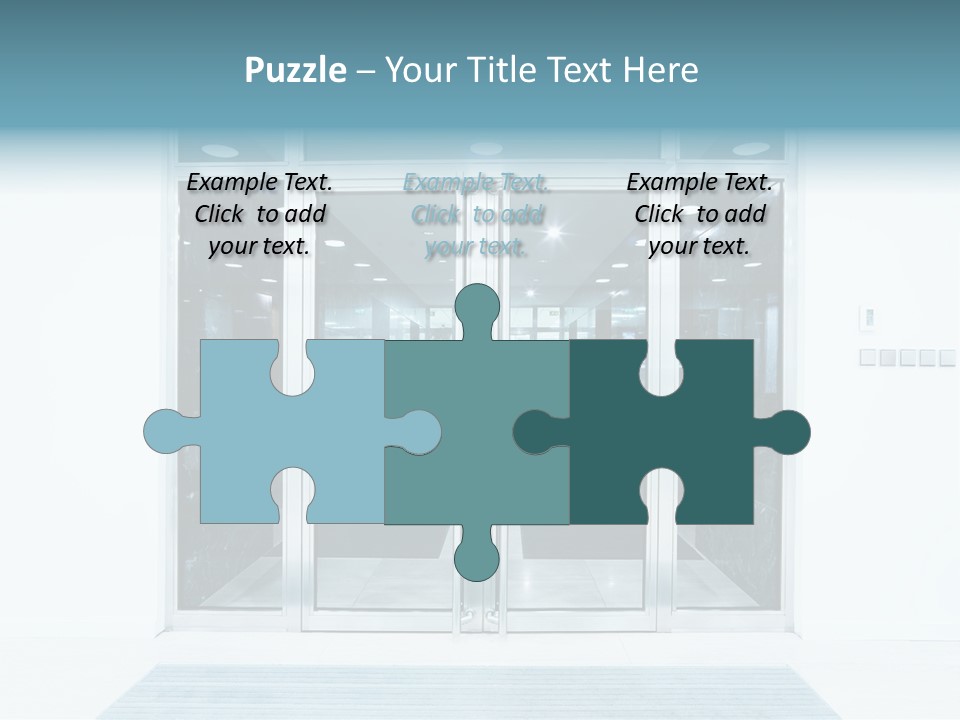 Wrought Subway Building PowerPoint Template