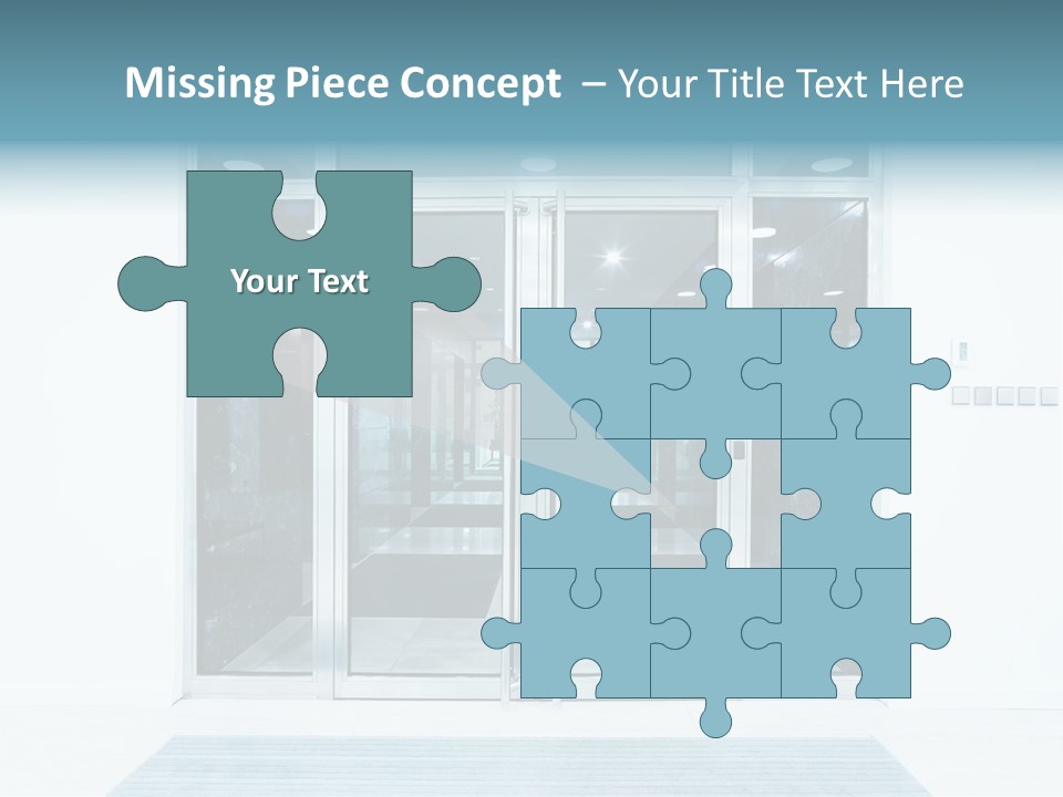 Wrought Subway Building PowerPoint Template