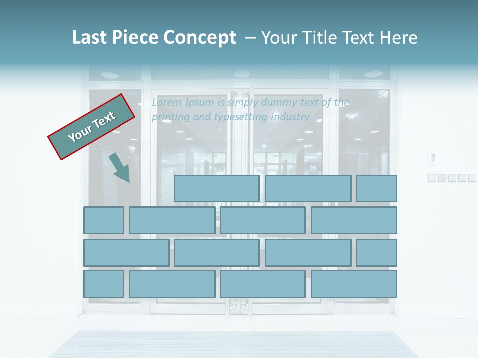 Wrought Subway Building PowerPoint Template