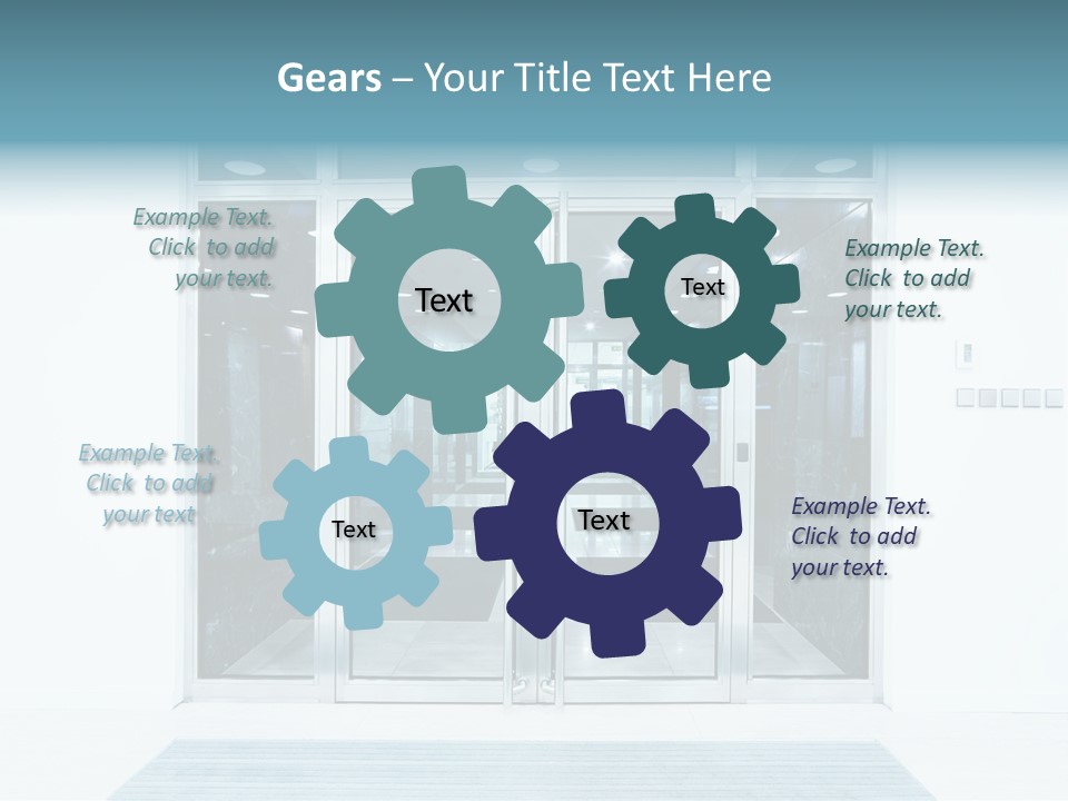 Wrought Subway Building PowerPoint Template