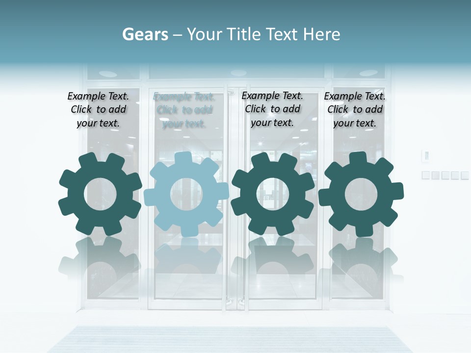 Wrought Subway Building PowerPoint Template